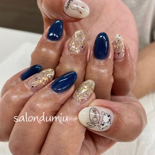 シンプル/キャラクターのネイルデザイン｜ネイルブック 