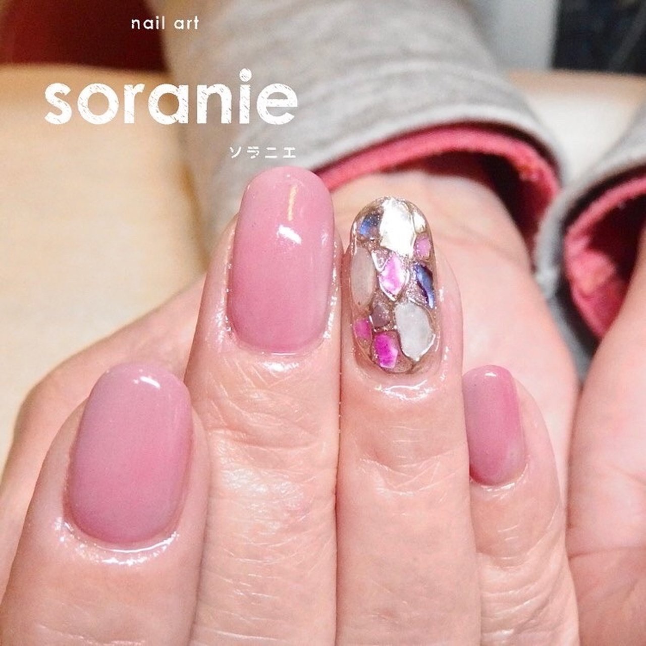 春 夏 オールシーズン ハンド シンプル Mizumi Sorani E のネイルデザイン No ネイルブック