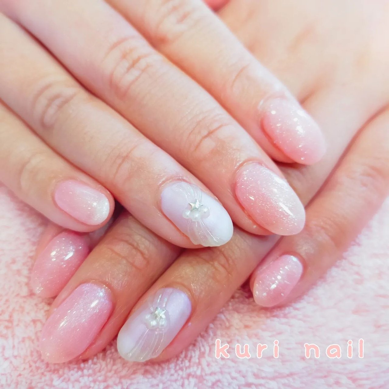 春 オフィス デート ハンド シンプル くりのネイルデザイン No ネイルブック