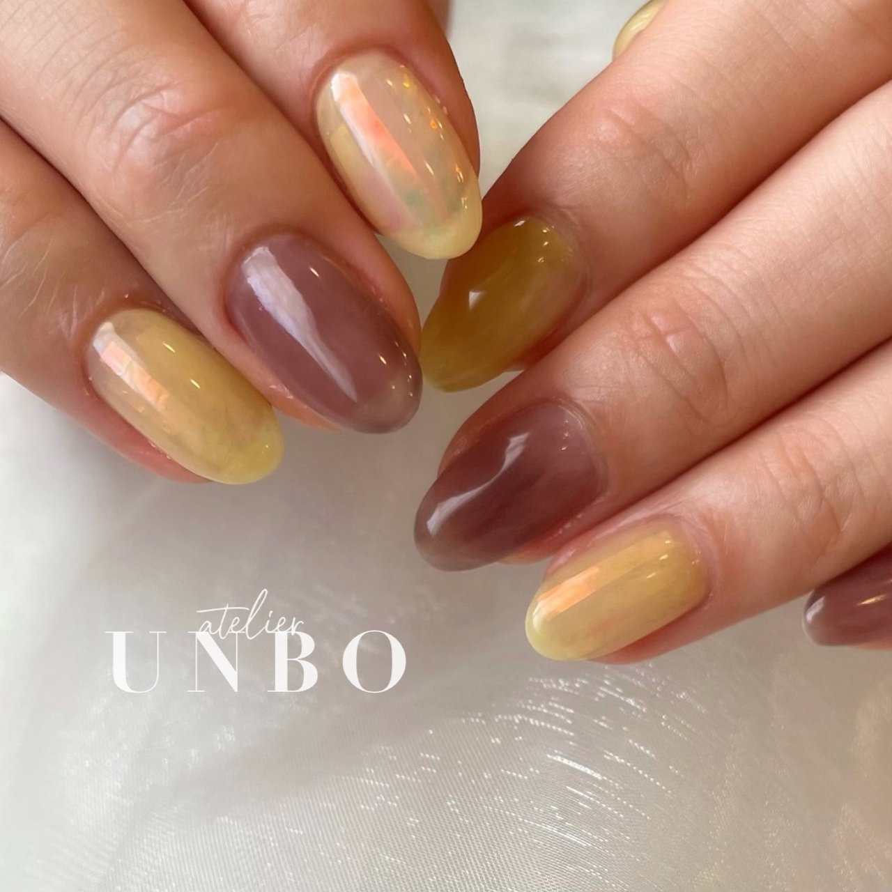 夏 オールシーズン オフィス デート ハンド Atelier Unboのネイルデザイン No ネイルブック