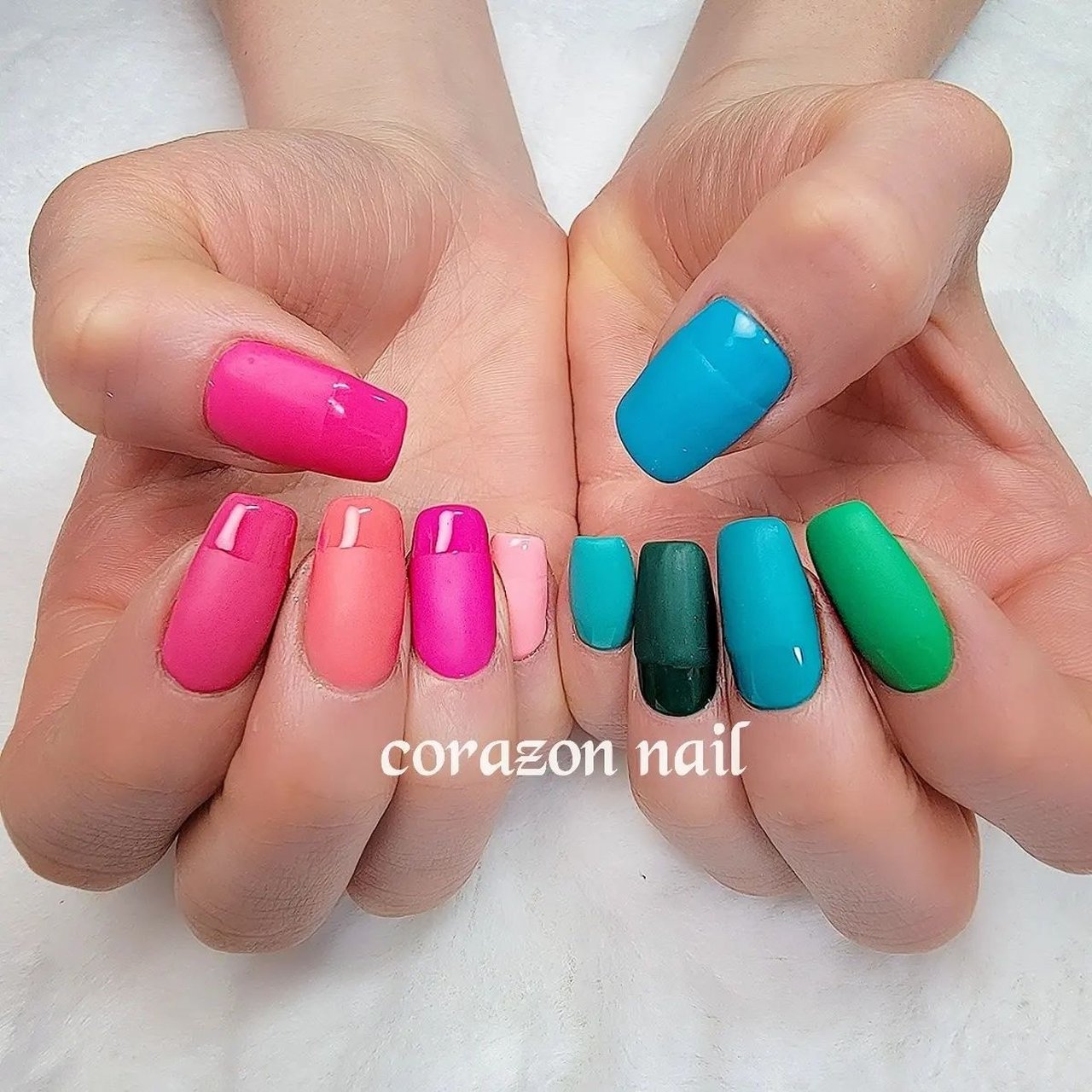春 夏 ライブ 女子会 ハンド 武蔵浦和 Corazon Nailのネイルデザイン No ネイルブック