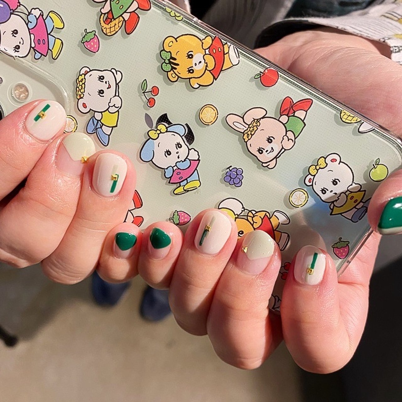 春 夏 オールシーズン ハンド シンプル Mami Private Nail Salon Fika のネイルデザイン No ネイルブック