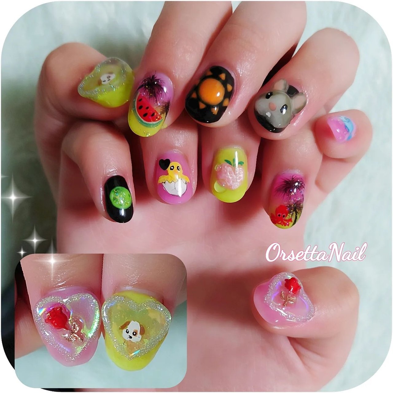 ライブ/パーティー/デート/女子会/ハンド - OrsettaNailのネイル  