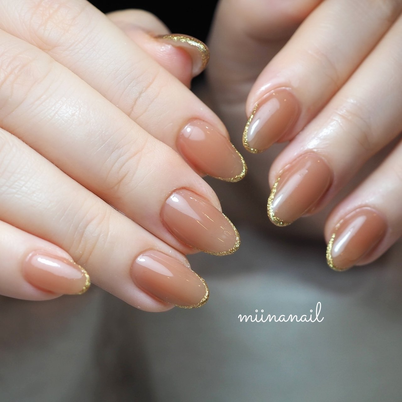 オールシーズン オフィス デート ハンド シンプル Miinanailのネイルデザイン No ネイルブック