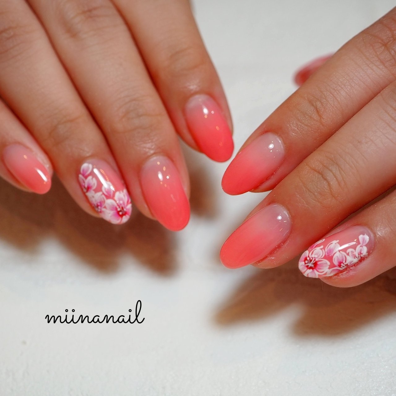 春 デート 女子会 ハンド グラデーション Miinanailのネイルデザイン No ネイルブック