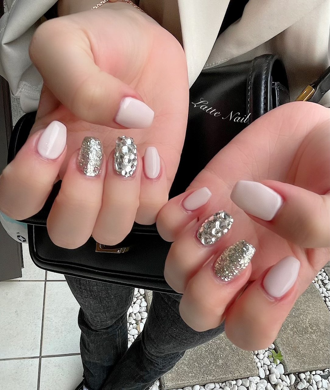 春 夏 ピンク シルバー Kaoru Hのネイルデザイン No ネイルブック