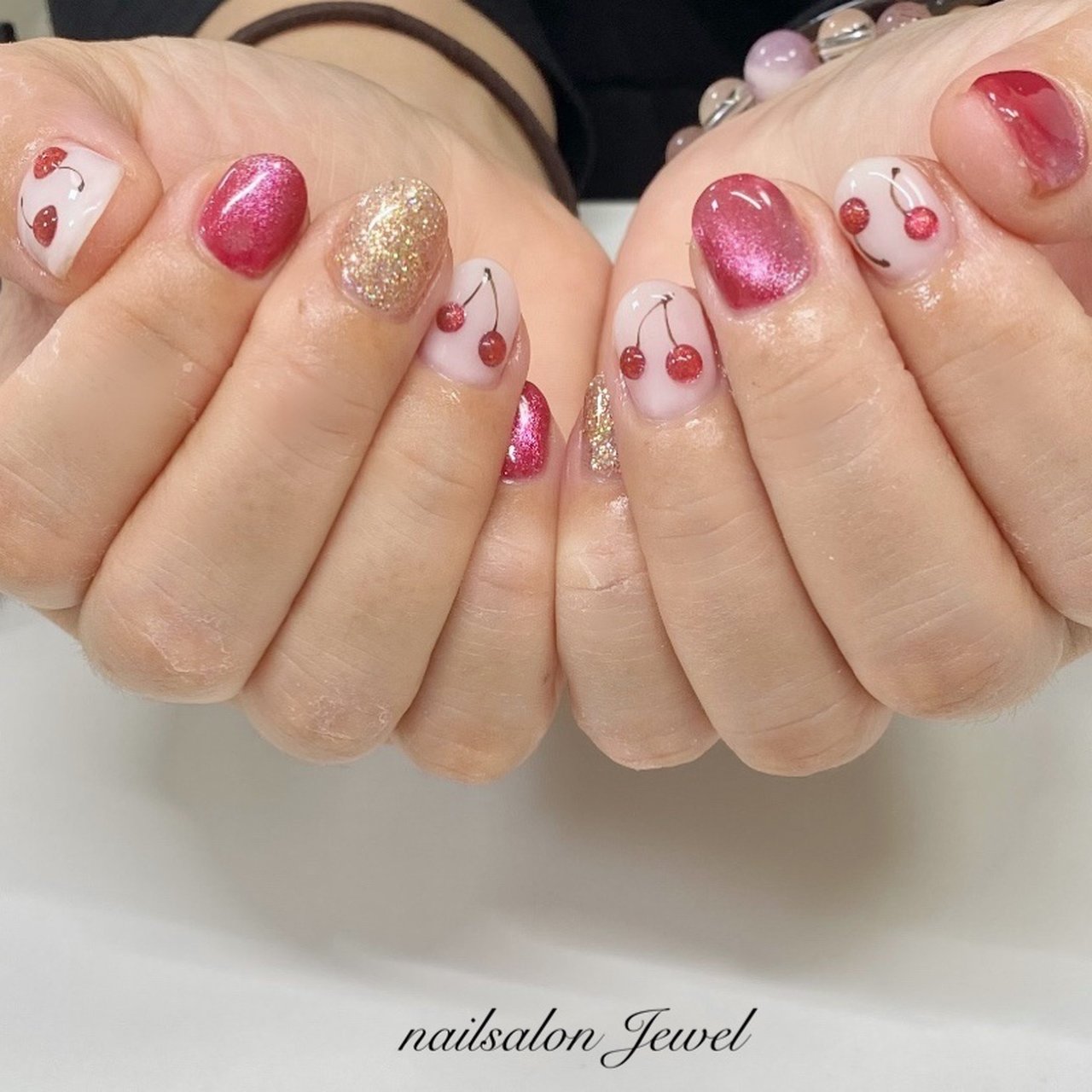 春/夏/ハンド/フルーツ/マグネット - nailsalon Jewelのネイルデザイン