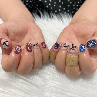 タトゥーネイルのネイルデザイン ネイルブック