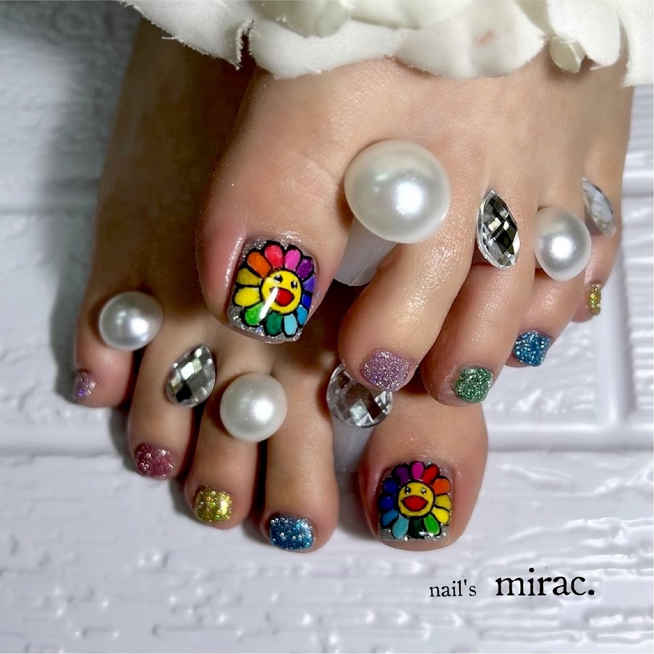 オールシーズン 海 リゾート ライブ フット Nail Smirac 林 智子のネイルデザイン No ネイルブック