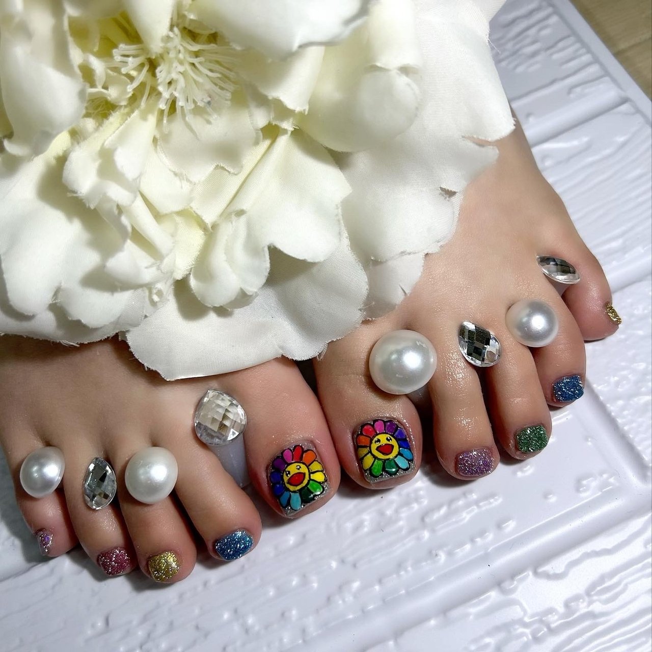 オールシーズン 海 リゾート ライブ フット Nail Smirac 林 智子のネイルデザイン No ネイルブック