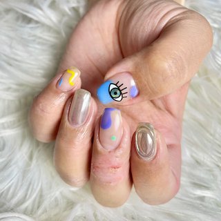 はちゃめちゃネイルのネイルデザイン｜ネイルブック