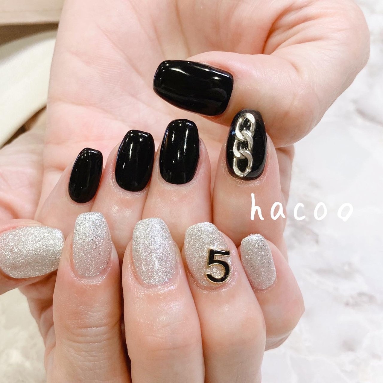 オールシーズン ライブ オフィス 女子会 ハンド Haco のネイルデザイン No ネイルブック