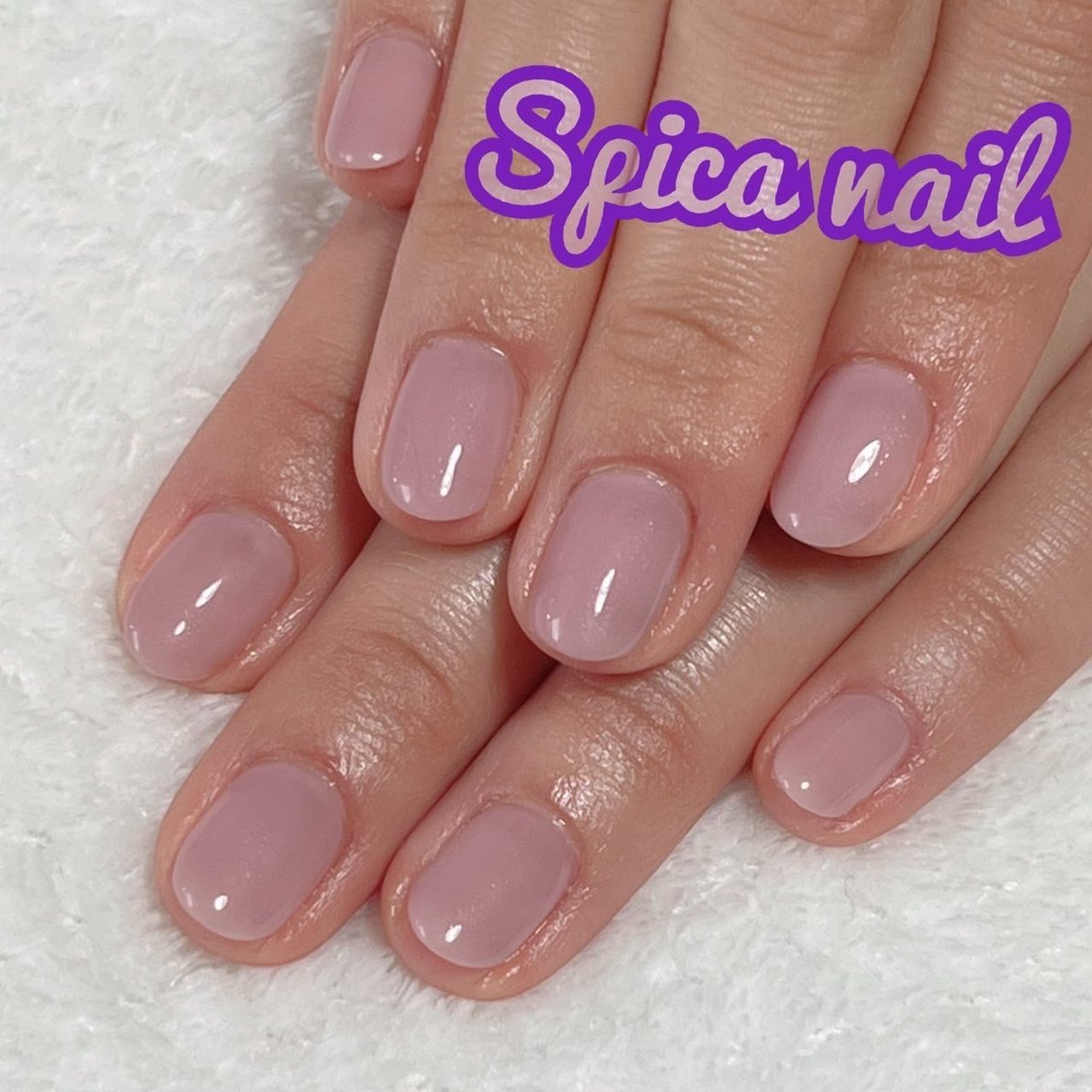 ハンド シンプル ワンカラー ラウンド ピンク Spica Nailのネイルデザイン No ネイルブック