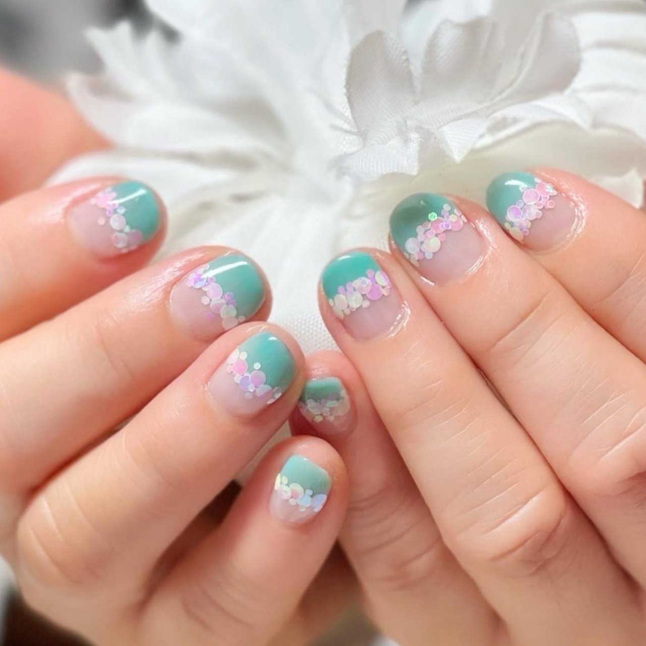 春 夏 ハンド シンプル フレンチ Nail Room Souvenirのネイルデザイン No ネイルブック