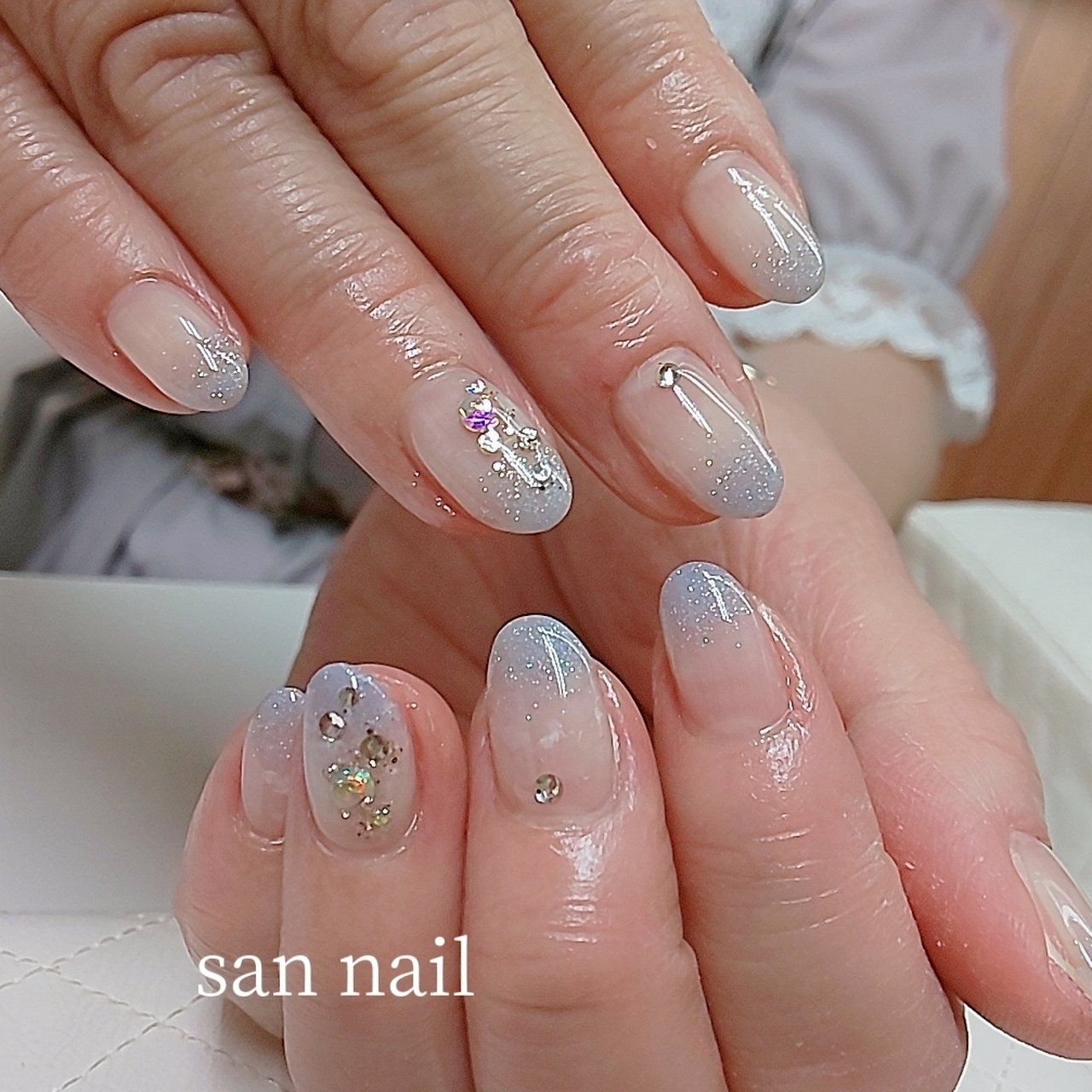 春 夏 オールシーズン オフィス ハンド San Nailのネイルデザイン No ネイルブック