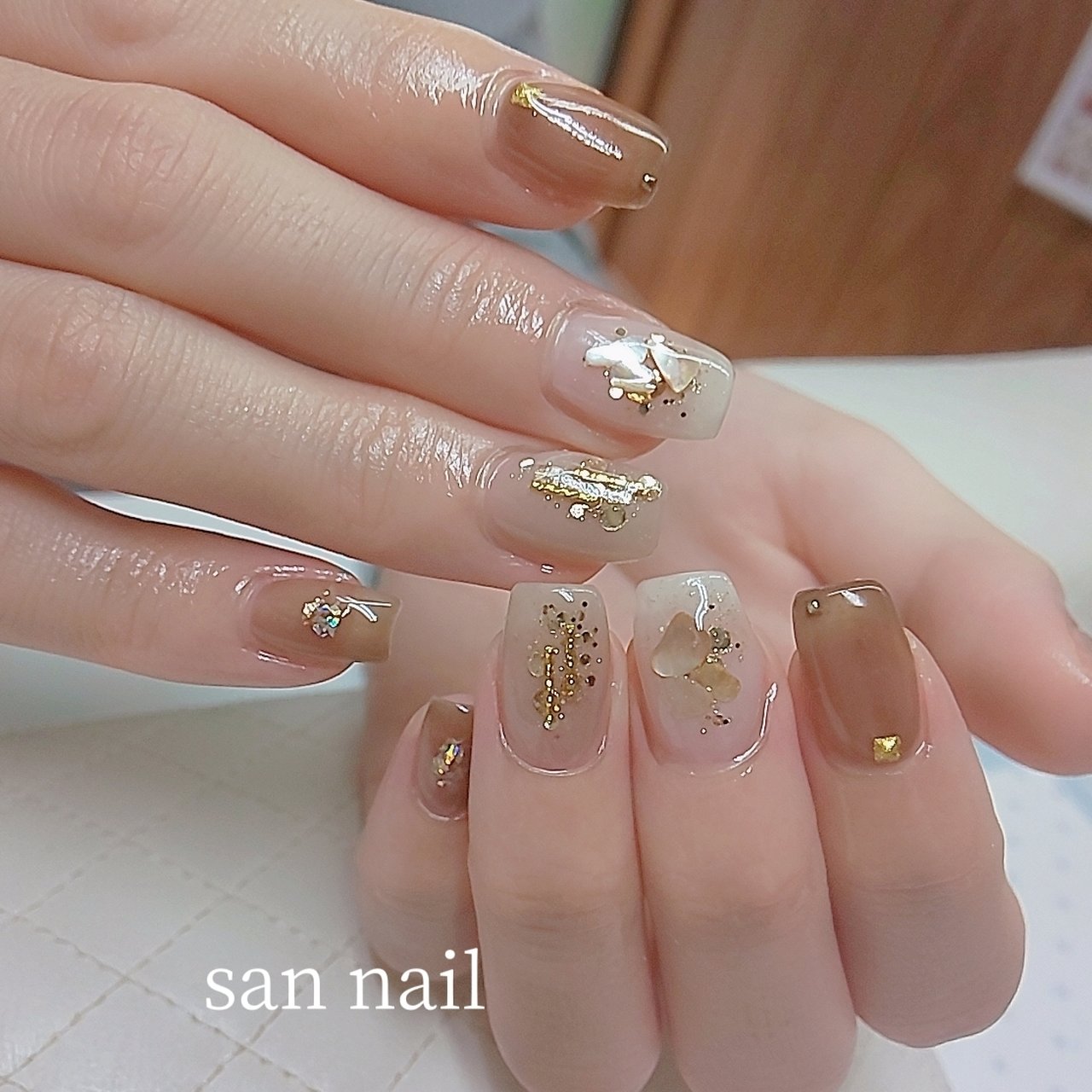 春 オールシーズン オフィス デート ハンド San Nailのネイルデザイン No ネイルブック