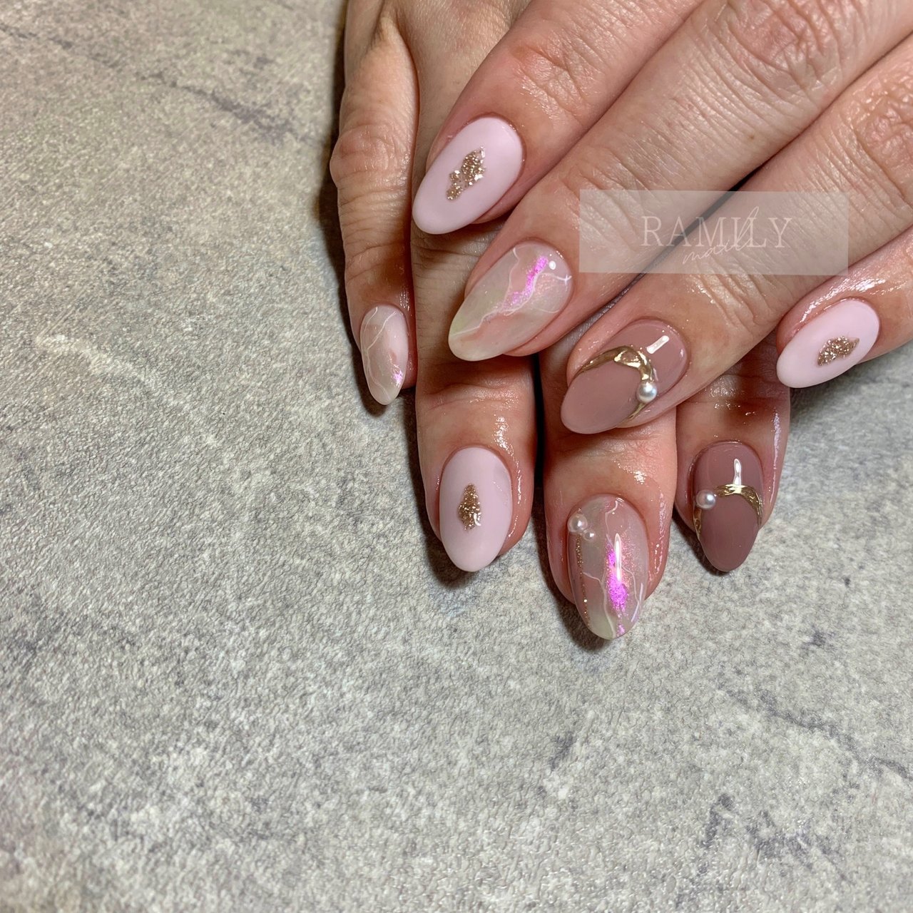 旅行 オフィス ブライダル デート ハンド Makiのネイルデザイン No ネイルブック