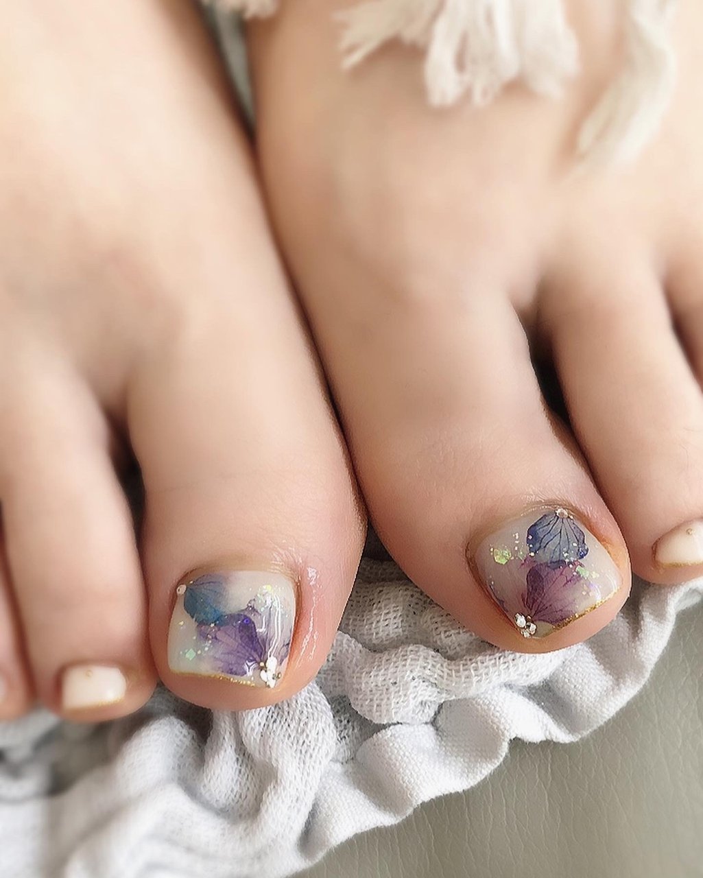 夏 梅雨 七夕 デート フット 取手市ネイルサロン U のネイルデザイン No ネイルブック