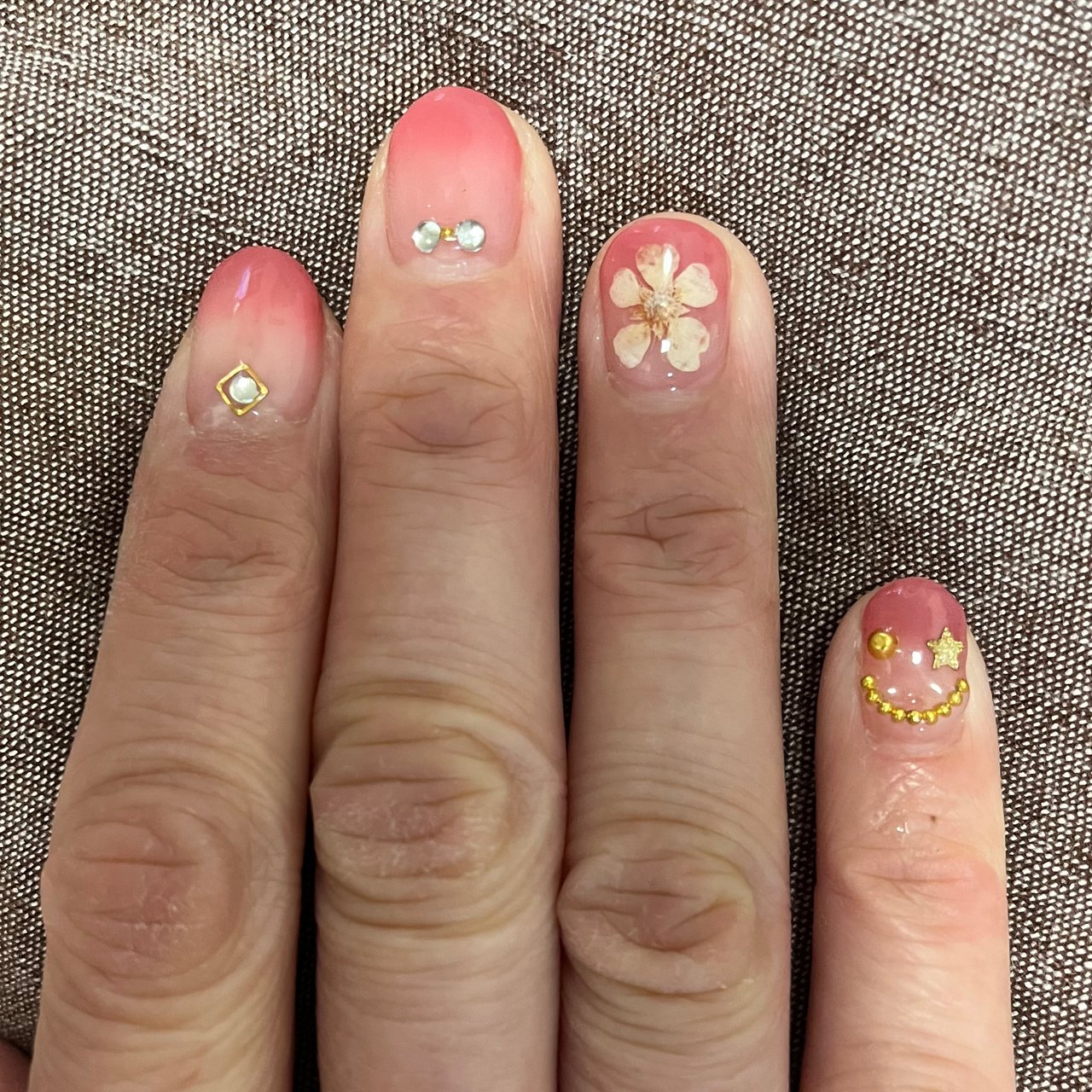 夏 浴衣 女子会 ハンド グラデーション Tomo Maroのネイルデザイン No ネイルブック