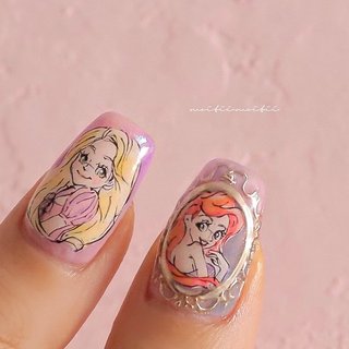 22年 新着順 トロピカル ディズニープリンセスのネイルデザイン ネイルブック