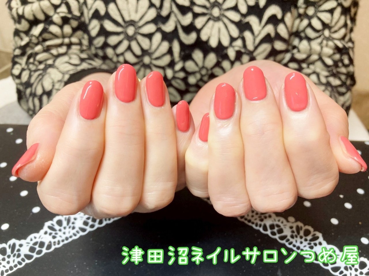 オールシーズン ハンド ワンカラー ミディアム ラウンド 津田沼ネイルサロンつめ屋のネイルデザイン No ネイルブック