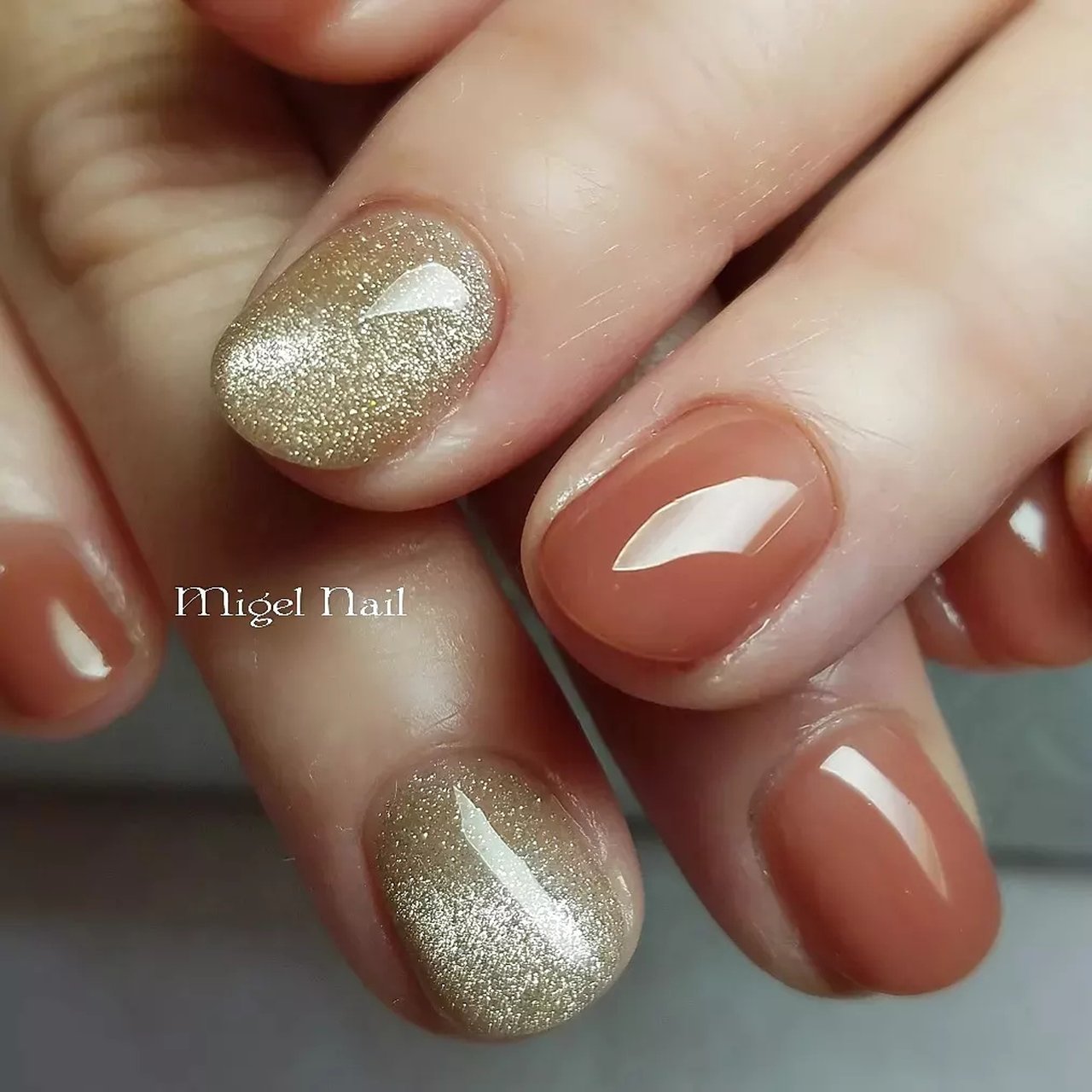 リゾート オフィス ブライダル パーティー シンプル Migel Nailのネイルデザイン No ネイルブック