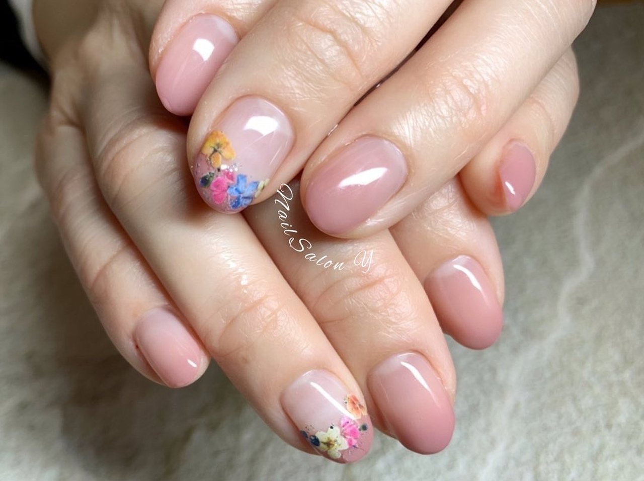 春 入学式 オフィス ハンド シンプル Nailsalon Yのネイルデザイン No ネイルブック
