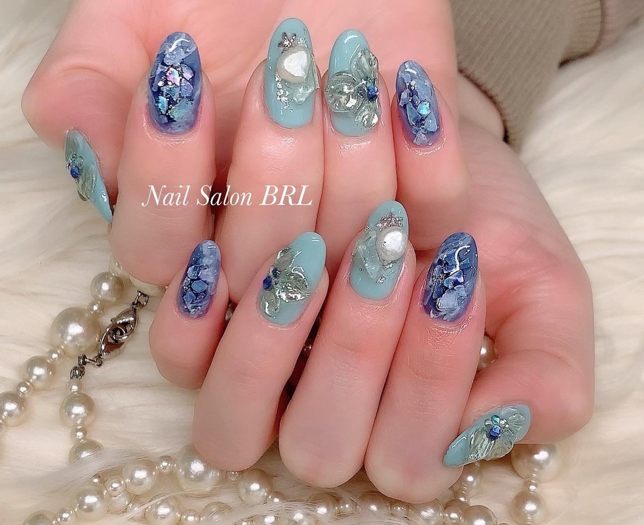 夏 海 リゾート デート ハンド Nail Salon Brl ネイルサロン ベリル のネイルデザイン No ネイルブック