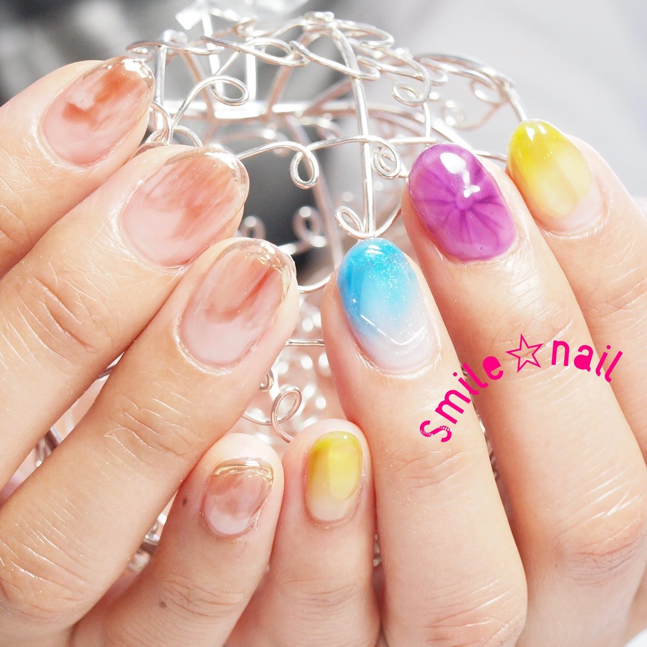 春 夏 デート 女子会 ハンド Smile Nailのネイルデザイン No ネイルブック