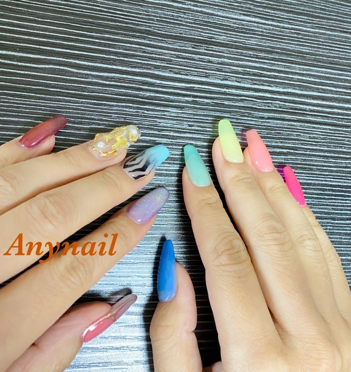 旅行 海 リゾート シースルー マグネット Any Nail Kitaayaseのネイルデザイン No ネイルブック