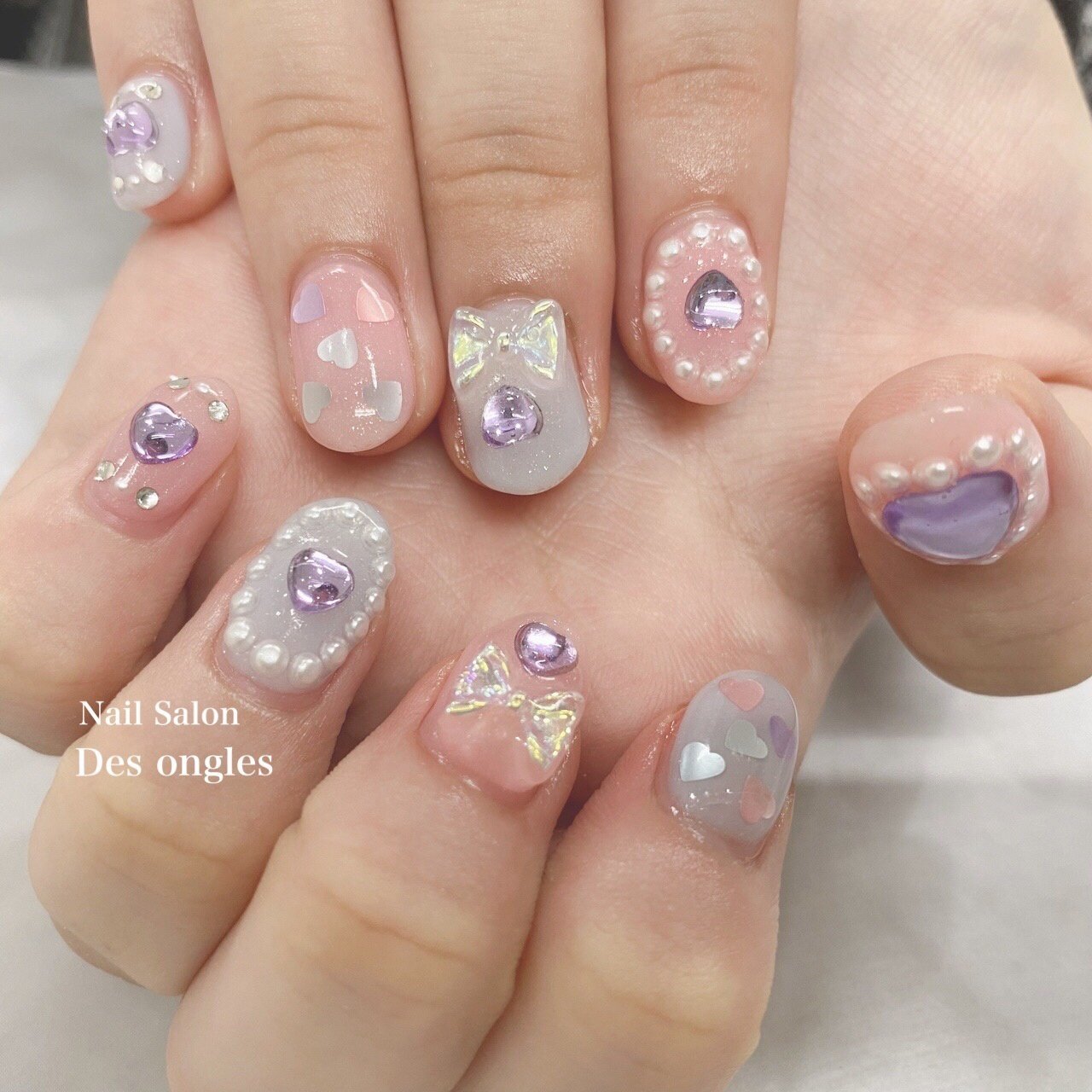 オールシーズン パーティー デート 女子会 ハンド Des Ongles1234のネイルデザイン No ネイルブック