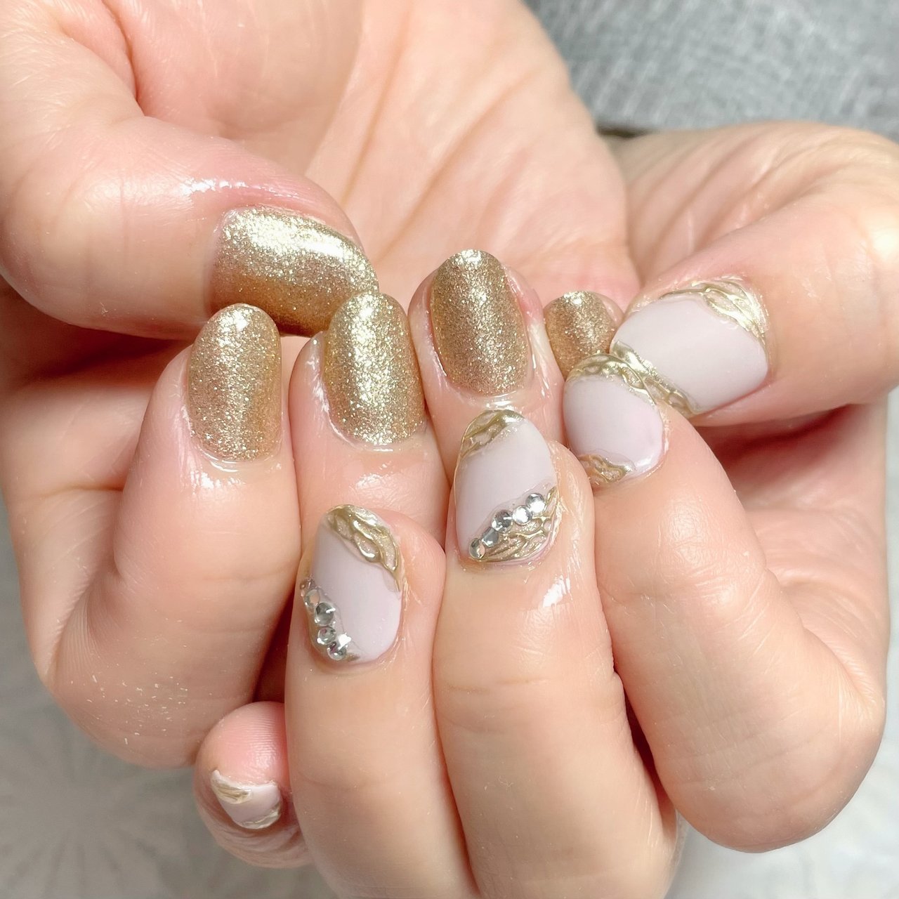 オールシーズン パーティー 女子会 ハンド ショート Only Nail 西船橋南口徒歩6分 のネイルデザイン No ネイルブック