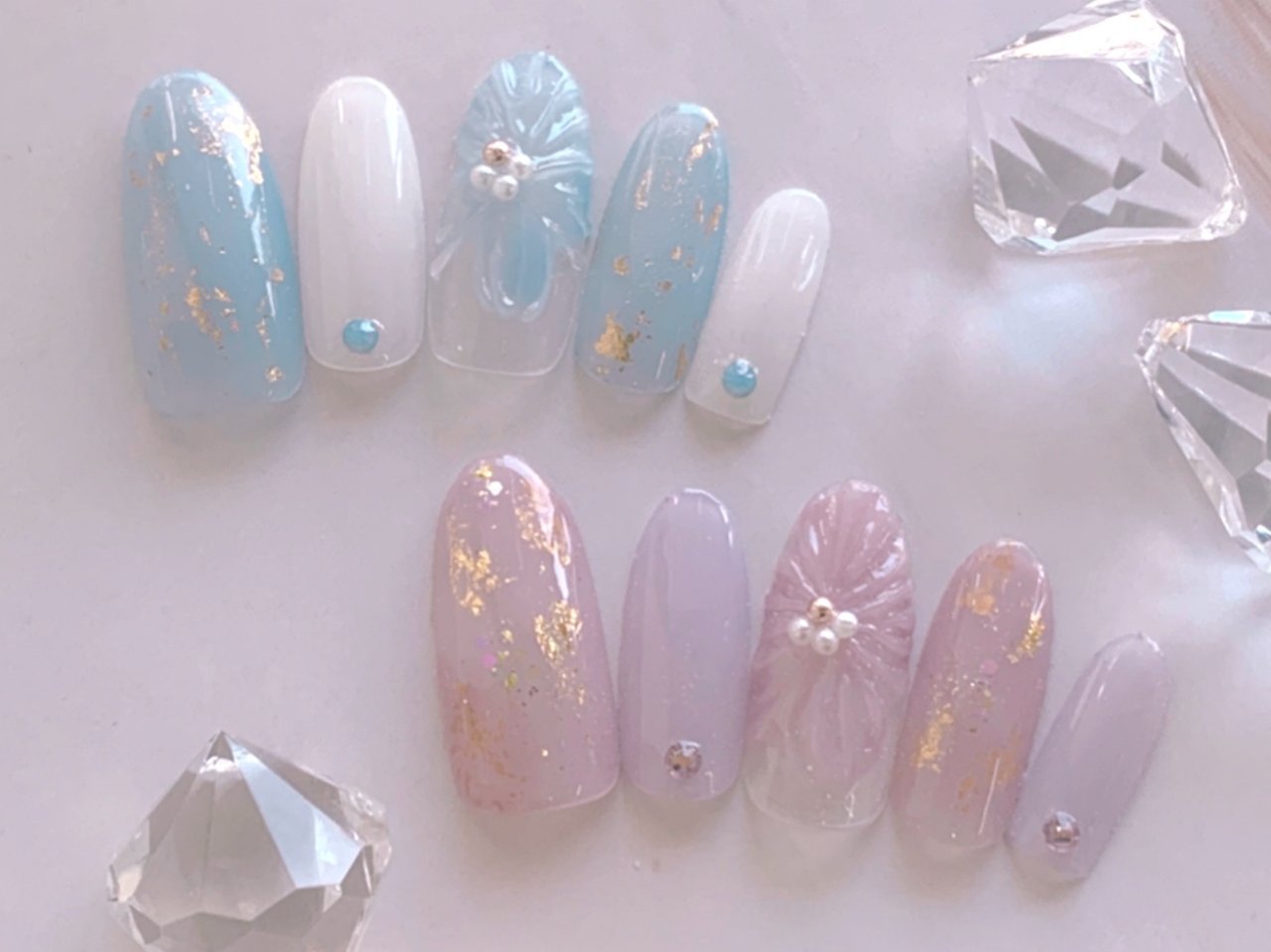 春 夏 デート 女子会 ハンド Nailndecoのネイルデザイン No ネイルブック
