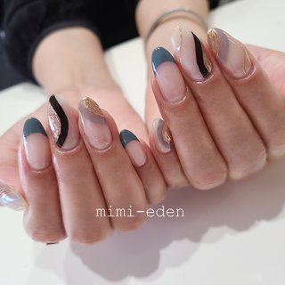 ハート かっこいいのネイルデザイン ネイルブック