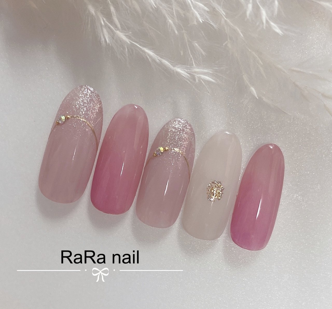 夏 梅雨 ハンド フレンチ グラデーション Rara Nailのネイルデザイン No ネイルブック