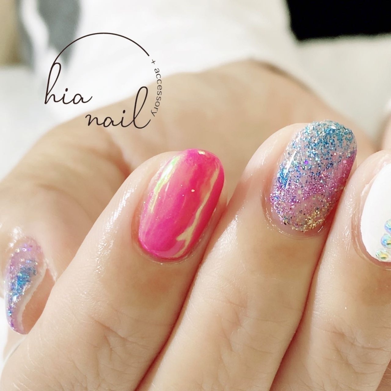 枚方長尾ネイルサロン Hia Nail Midoriのネイルデザイン No ネイルブック