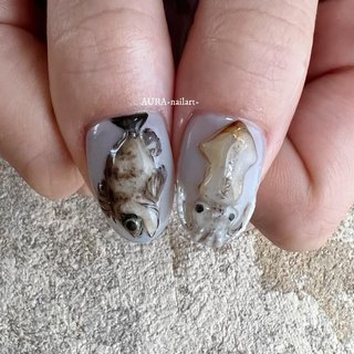 お魚ネイルのネイルデザイン ネイルブック