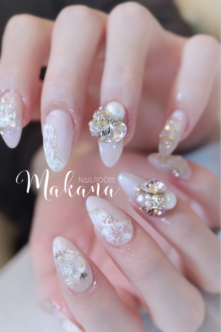 オールシーズン オフィス ブライダル デート シンプル 青葉台ネイルサロン ネイルルームマカナnailroommakana のネイル デザイン No ネイルブック