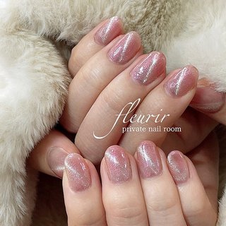 おすすめ順 メタリック ピンクマグネットネイルのネイルデザイン ネイルブック