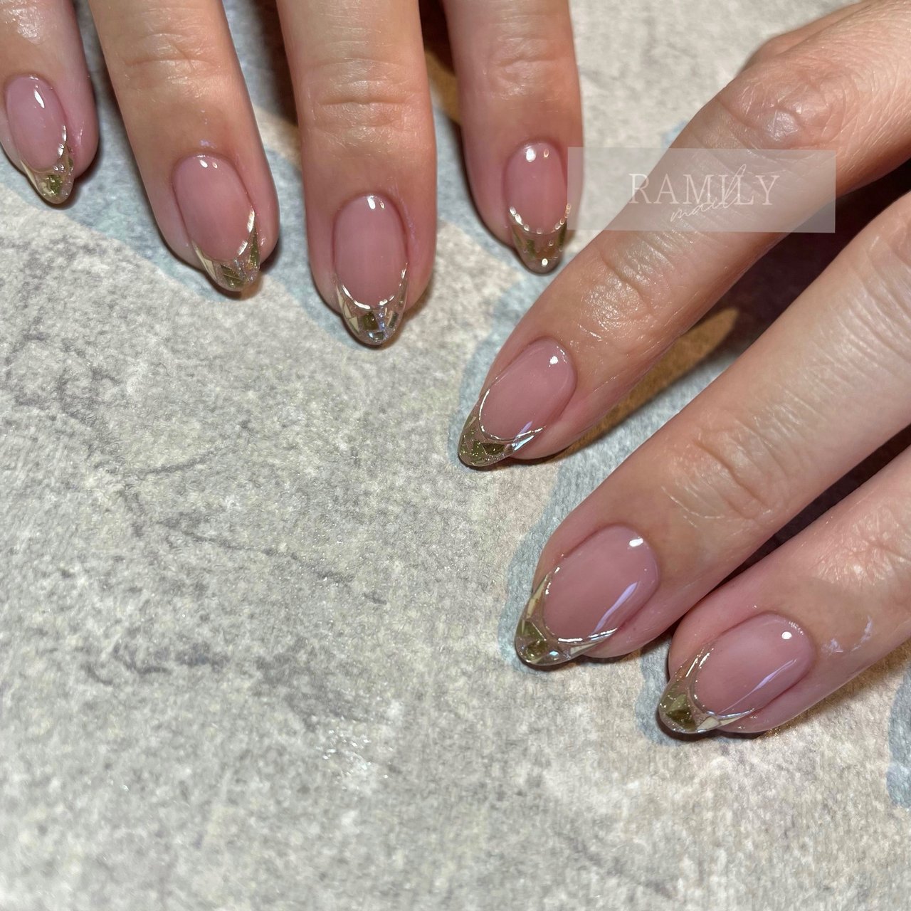 春 夏 オフィス ブライダル ハンド Makiのネイルデザイン No ネイルブック