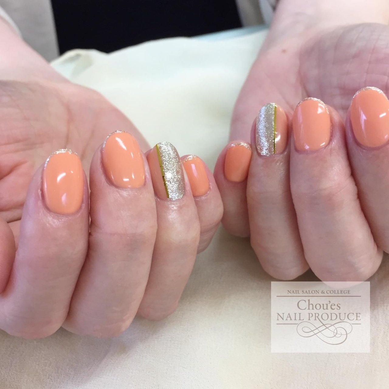 春 夏 ハンド シンプル ラメ Produce Choues Nailのネイルデザイン No ネイルブック