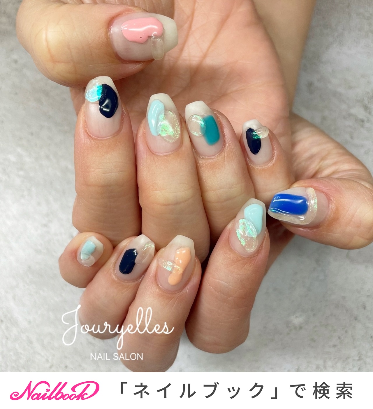 ♡ ハンドメイド ネイル ♡ 春ネイルのネイルデザイン】ミニネイル｜パラドゥの口コミ