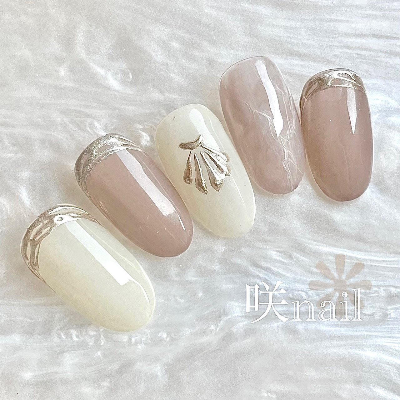 夏 リゾート デート 女子会 ハンド 咲nail サキネイル のネイルデザイン No ネイルブック