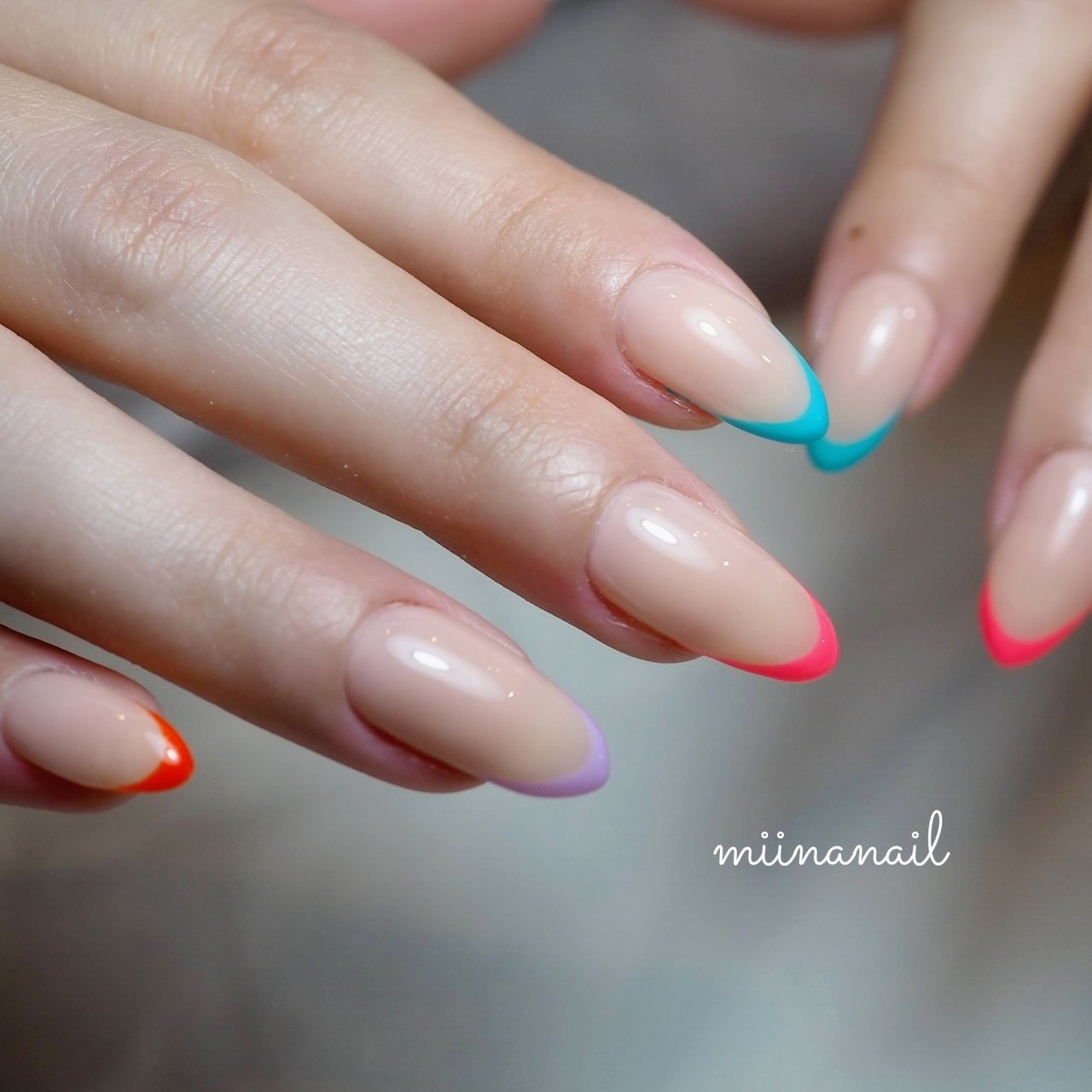 オールシーズン 旅行 リゾート ハンド フレンチ Miinanailのネイルデザイン No ネイルブック