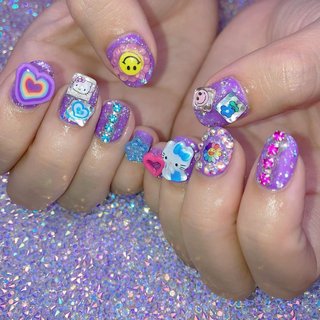 ごちゃまぜネイルのネイルデザイン｜ネイルブック