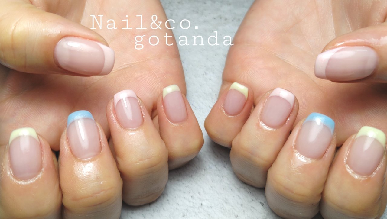 ハンド フレンチ ジェルネイル Nail Co 五反田店のネイルデザイン No ネイルブック