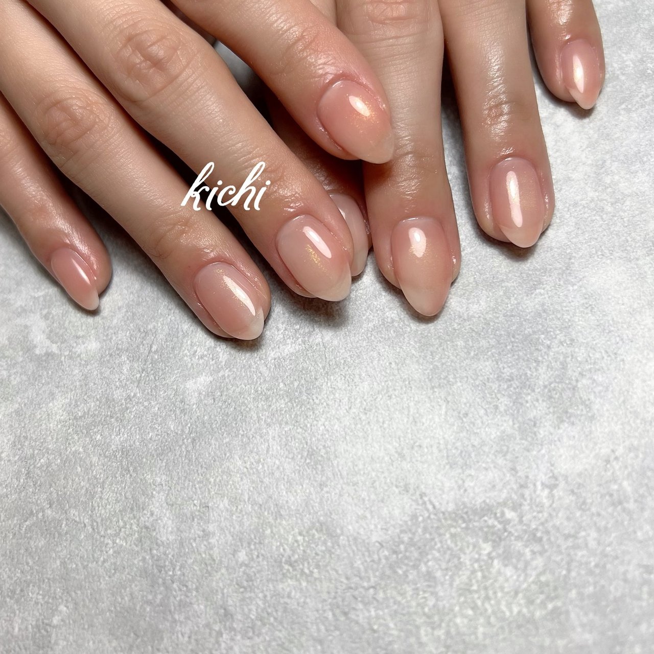 オフィス ハンド シンプル ラメ ニュアンス みじゅみじゅのネイルデザイン No ネイルブック