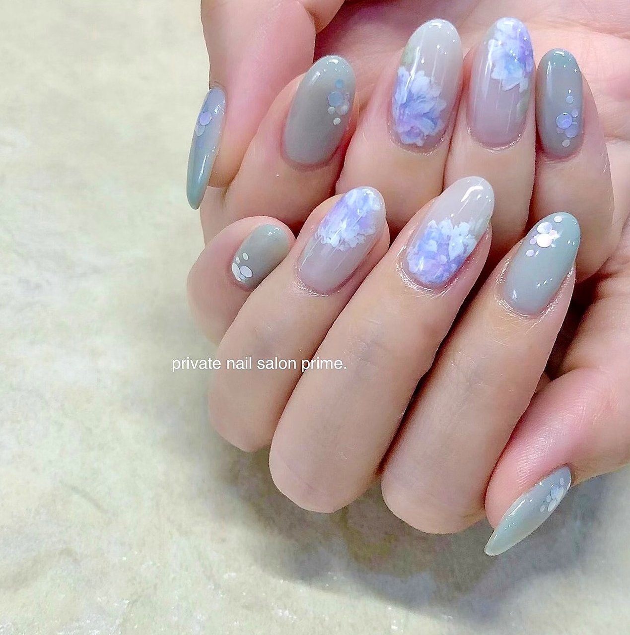 春 夏 梅雨 ハンド フラワー Nailprimeのネイルデザイン No ネイルブック
