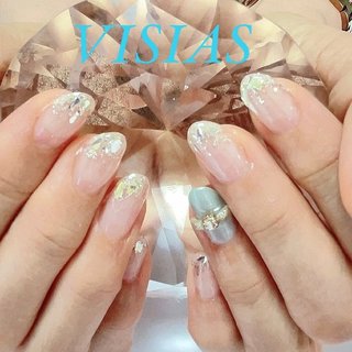 乱切りホロのネイルデザイン ネイルブック