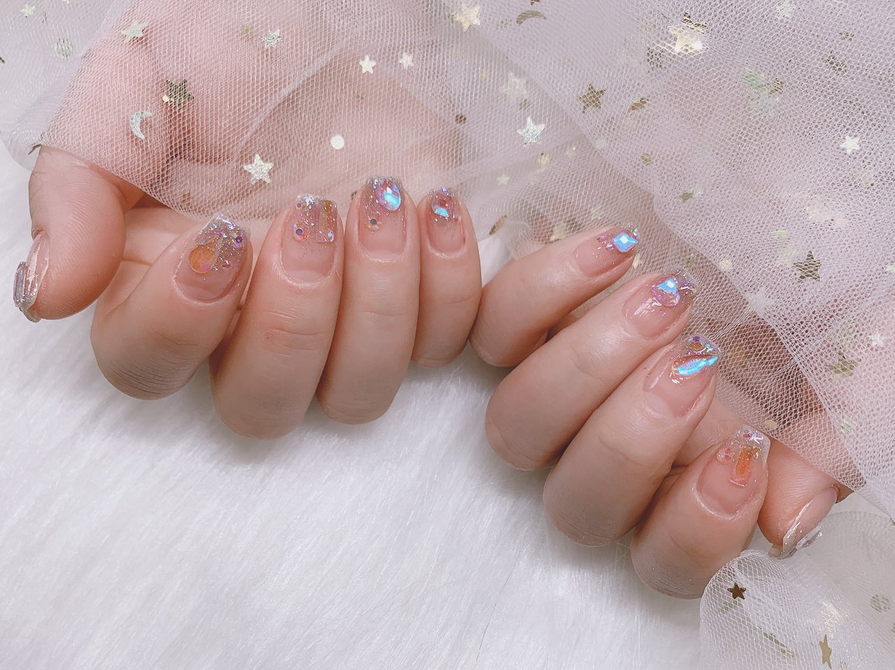 ハンド/ジェルネイル/お客様 - ルナのネイルデザイン[No.7299129